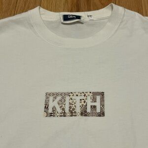 Kith Shirt Mauve Tile Classic Logo Tee - White Size XS